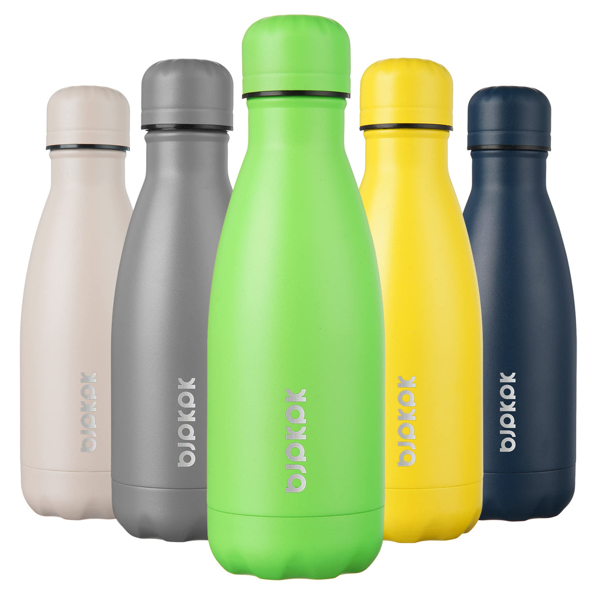 BJPKPK 12 oz Small Mini Water Bottle, Insulated Stainless Steel Flask