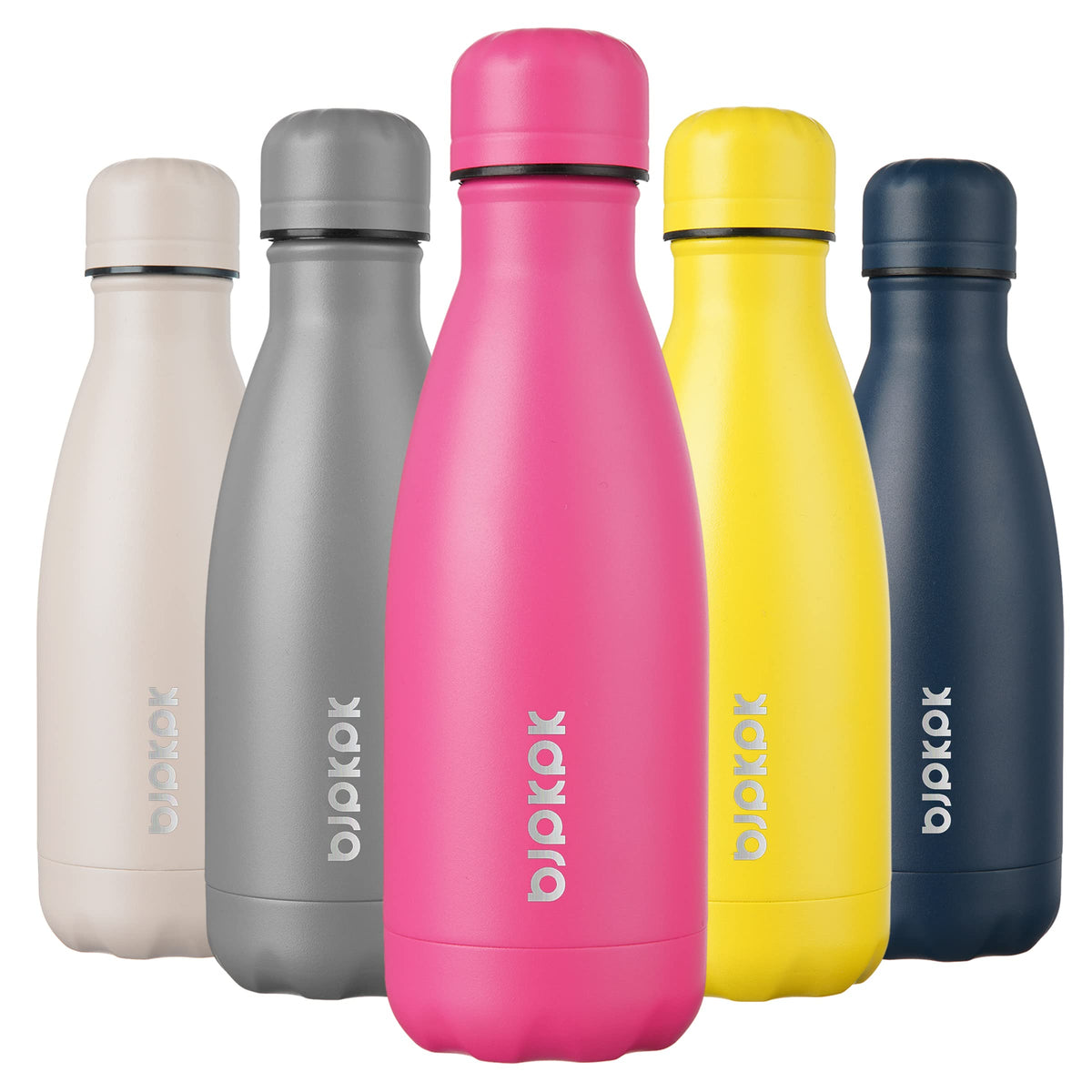 BJPKPK 12 oz Small Mini Water Bottle, Insulated Stainless Steel Flask