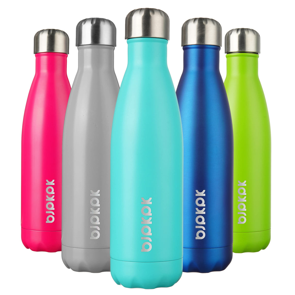 BJPKPK 12 oz Small Mini Water Bottle, Insulated Stainless Steel Flask