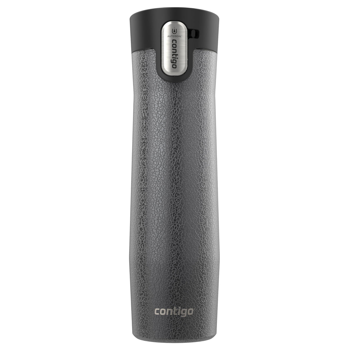 Contigo West Loop Stainless Steel Travel Mug with AUTOSEAL Lid, 16oz., Stainless Steel/Black
