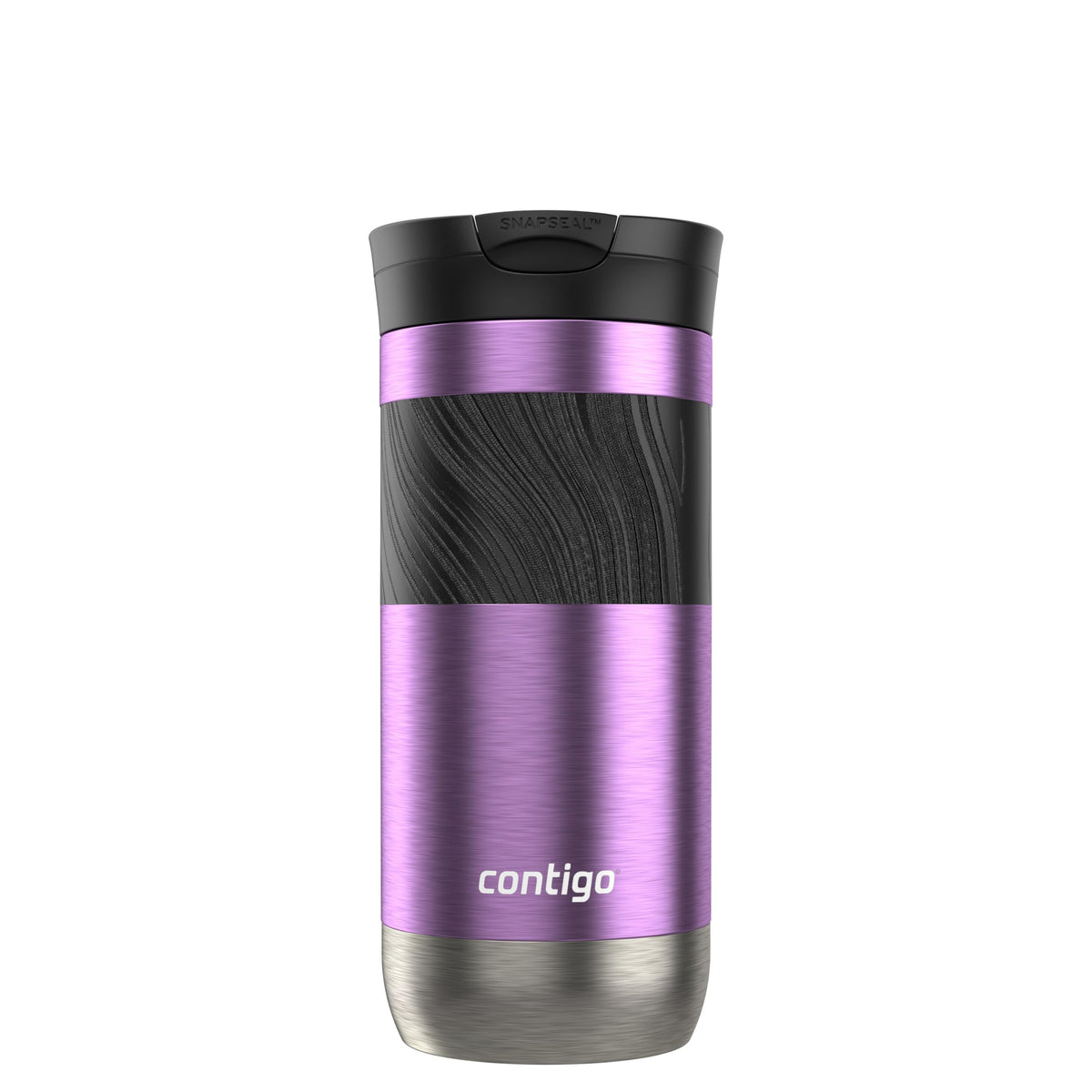 Contigo Byron Vacuum-Insulated Stainless Steel Travel Mug with Leak-Proof Lid, Reusable Coffee Cup or Water Bottle, BPA-Free, 20oz 2-Pack in Sake & Blue Corn Perfect for Hot and Cold Beverages