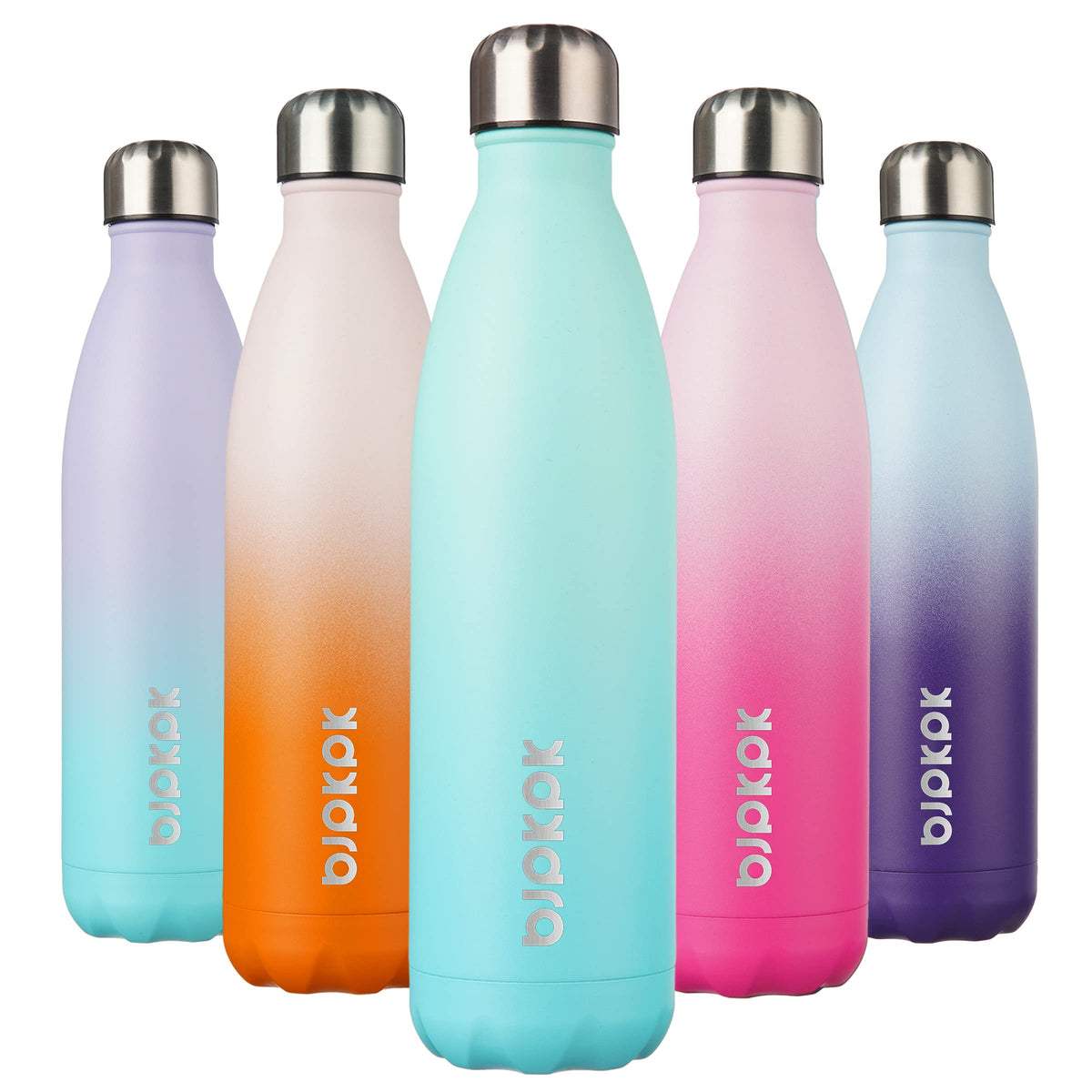 BJPKPK 12 oz Small Mini Water Bottle, Insulated Stainless Steel Flask