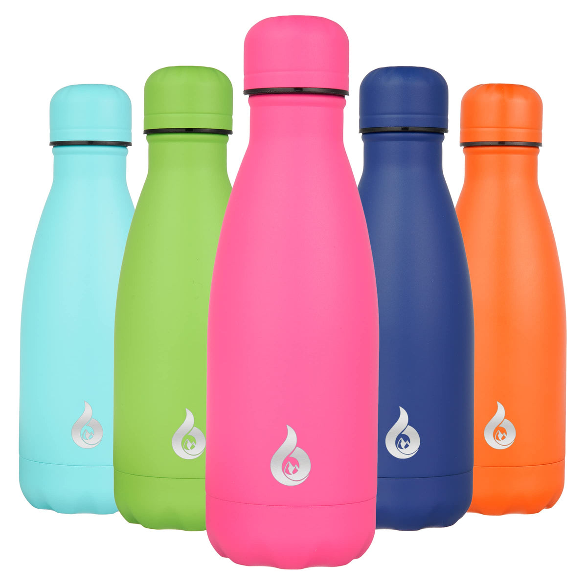 BJPKPK 12 oz Small Water Bottle, Reusable Insulated Stainless Steel Flask