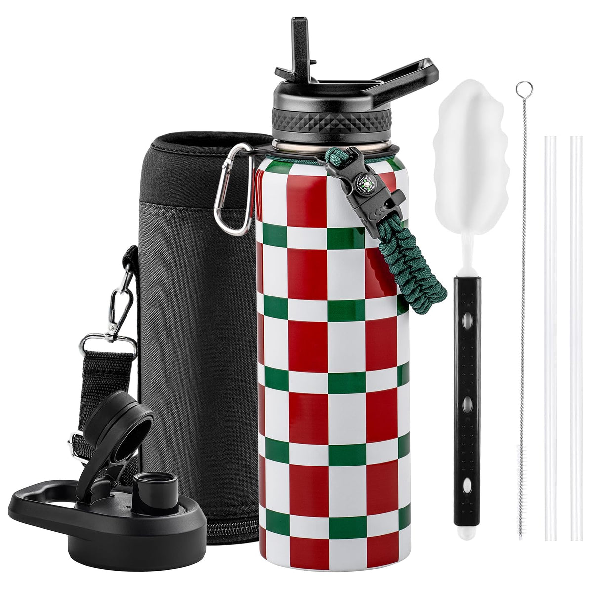 RAYMYLO Insulated Water Bottle 87 oz, Triple Wall Vacuum Stainless Steel