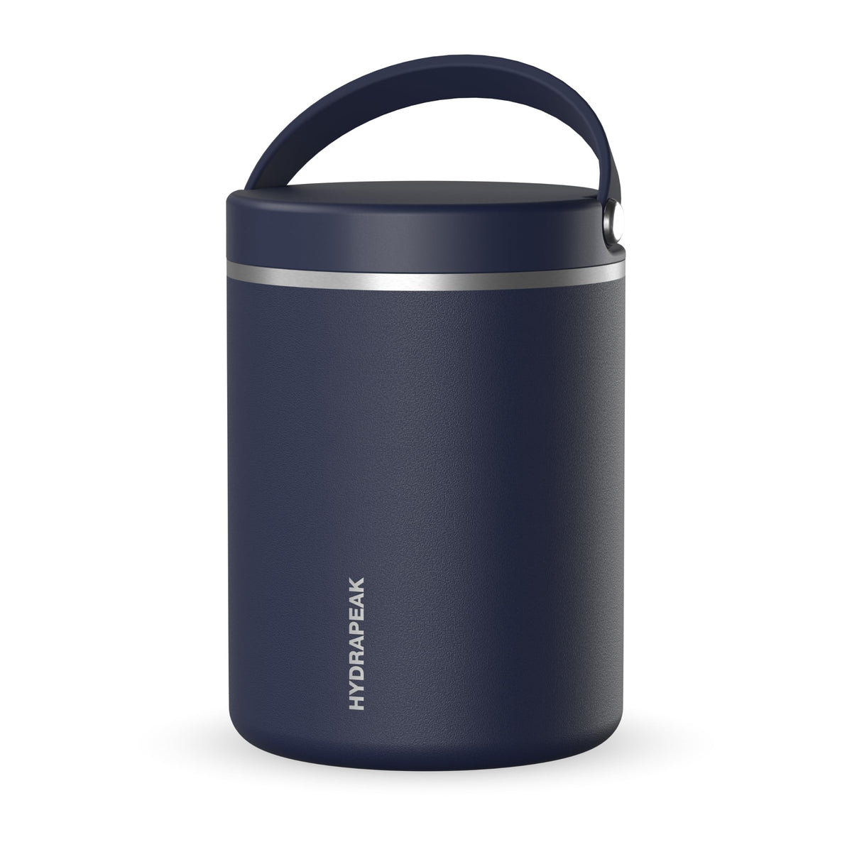 Hydrapeak 25oz Stainless Steel Vacuum Insulated Food Jar for Hot Food and Cold Food, Wide Mouth Leak-Proof Soup Jar for Adults, 10 Hours Hot and 16 Hours Cold (Black)