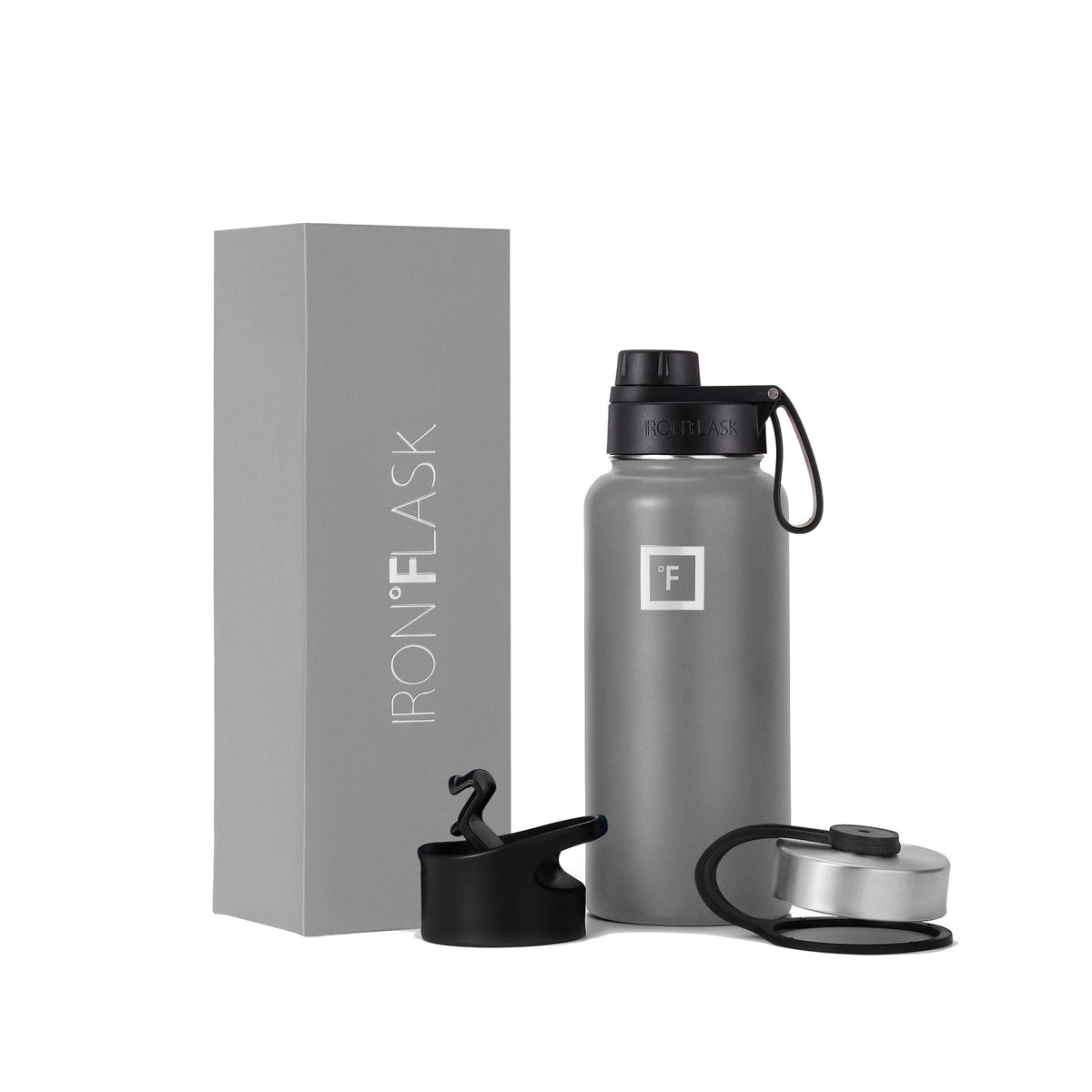 IRON °FLASK 24 oz Wide Mouth Water Bottle with Straw