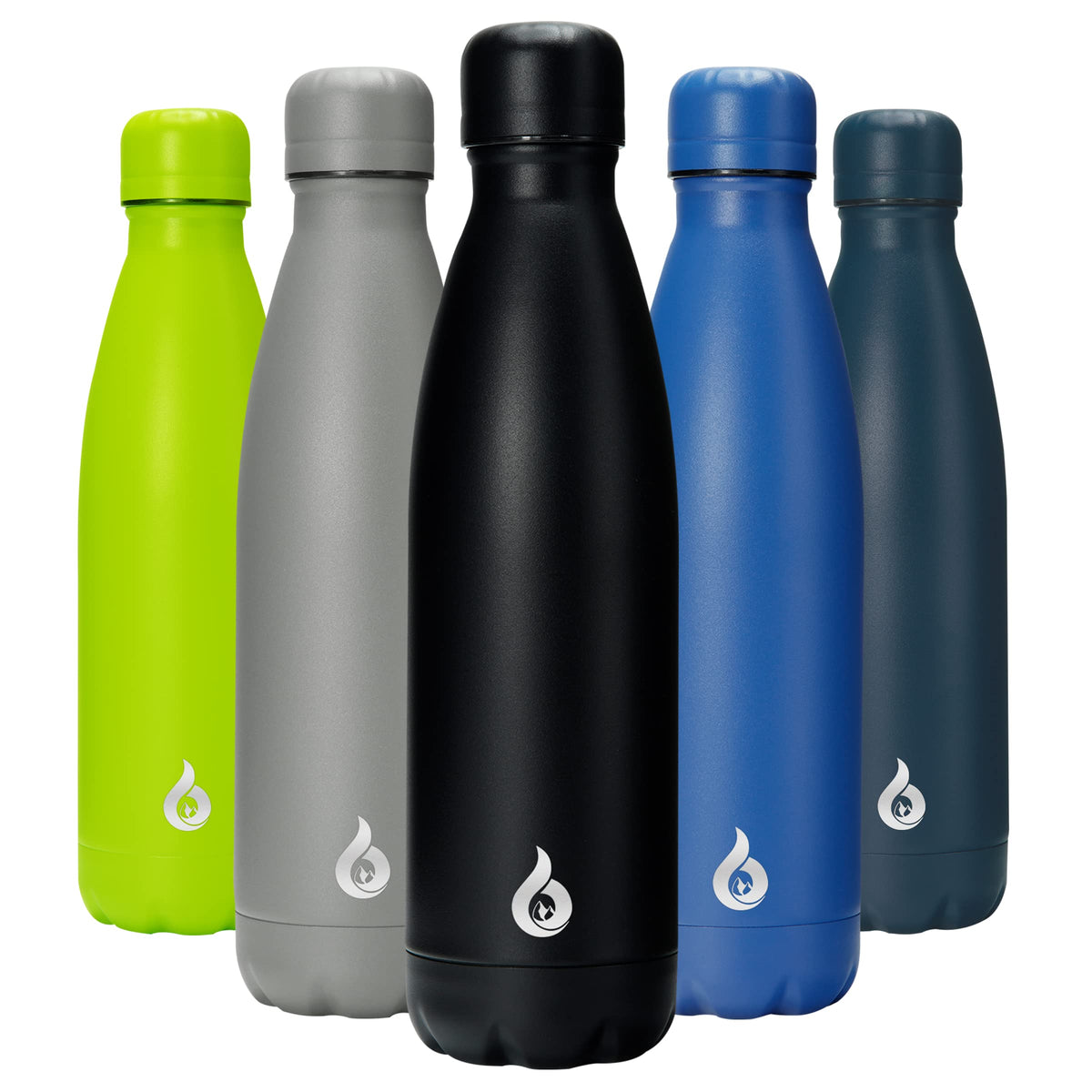 BJPKPK 12 oz Small Water Bottle, Reusable Insulated Stainless Steel Flask