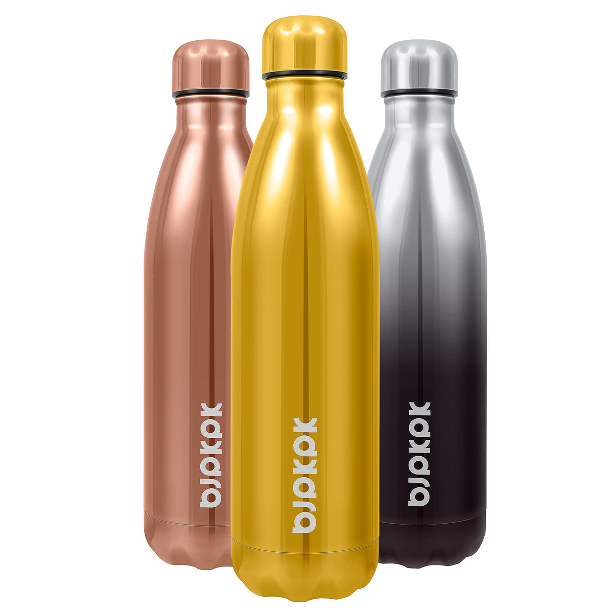 BJPKPK 12 oz Small Mini Water Bottle, Insulated Stainless Steel Flask