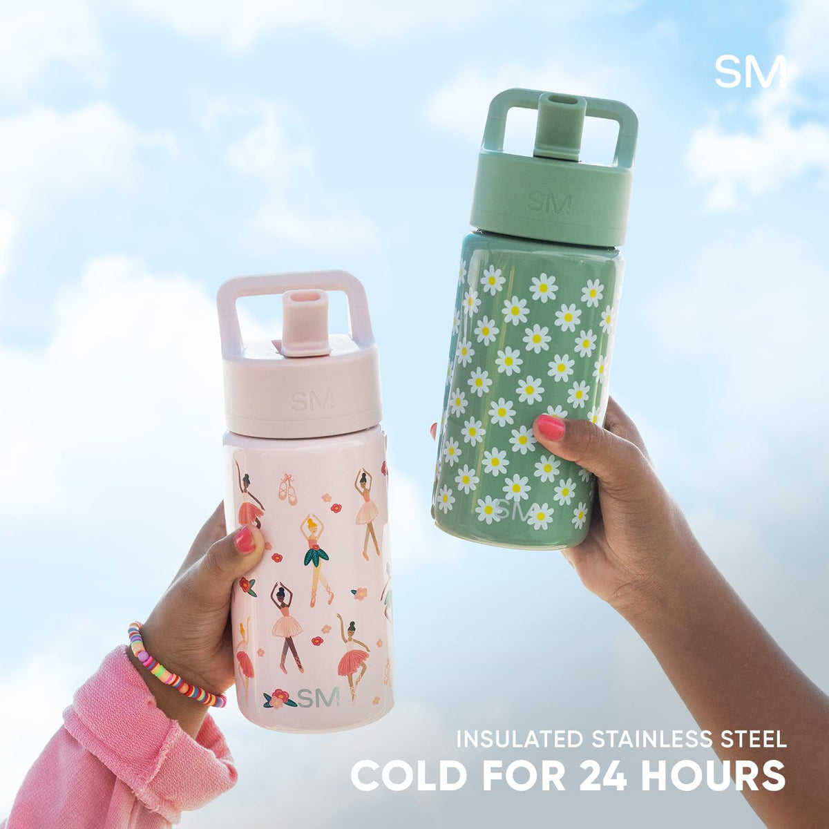 Simple Modern Kids Water Bottle & Toddler Cup | 14oz | Sports