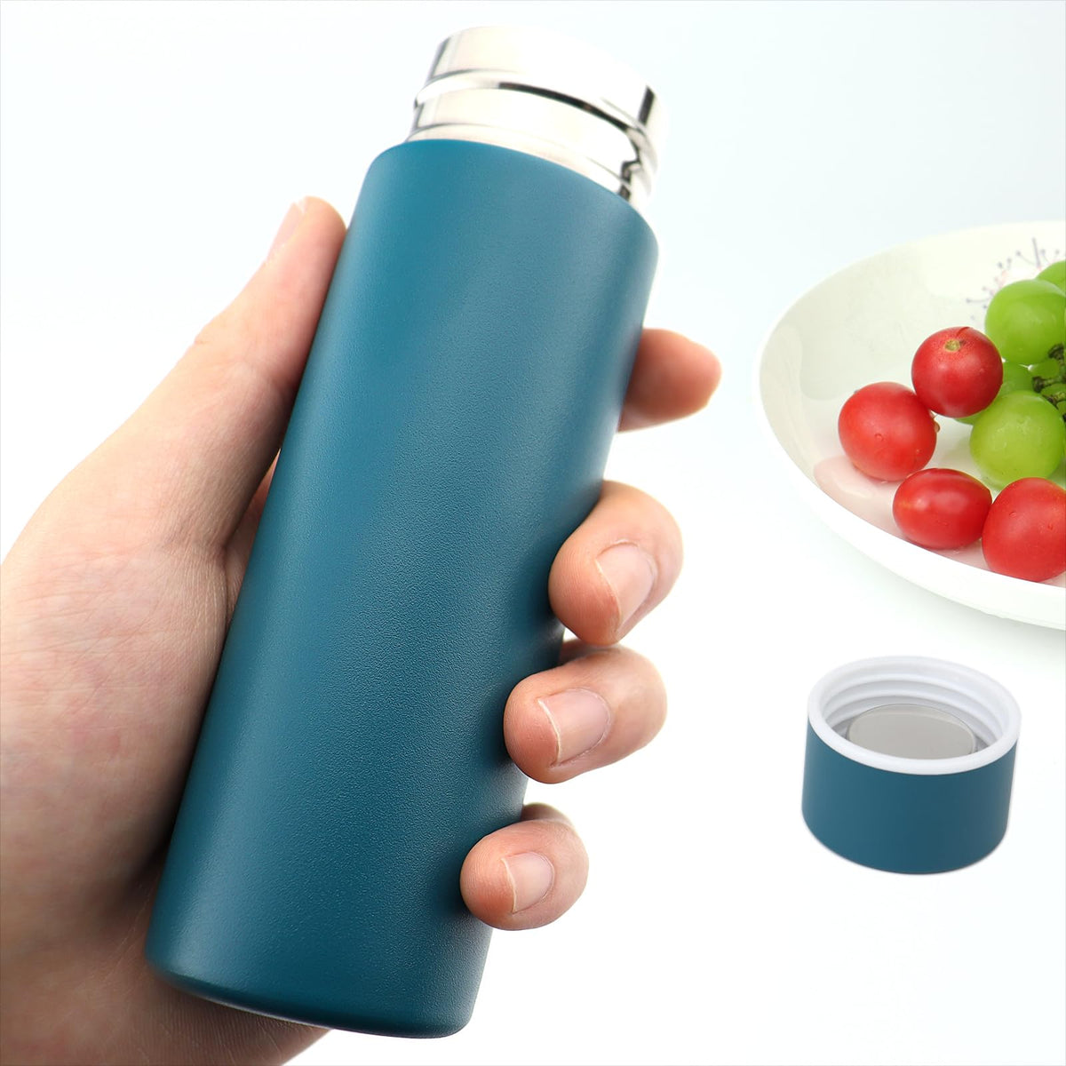 4 Oz Mini Insulated Water Bottle for Purse, Small Stainless Steel Flask