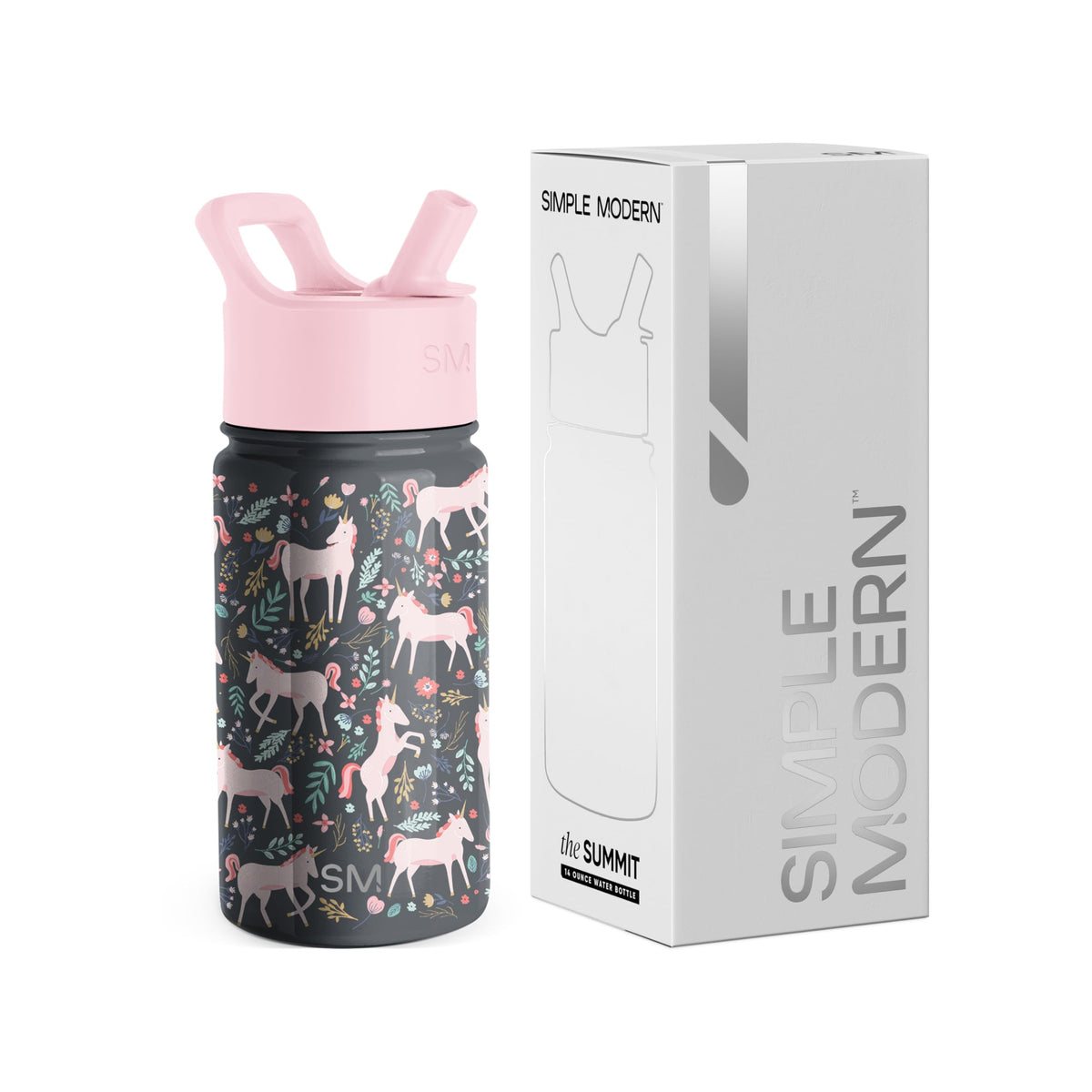 Simple Modern Kids Water Bottle & Toddler Cup | 14oz | Sports