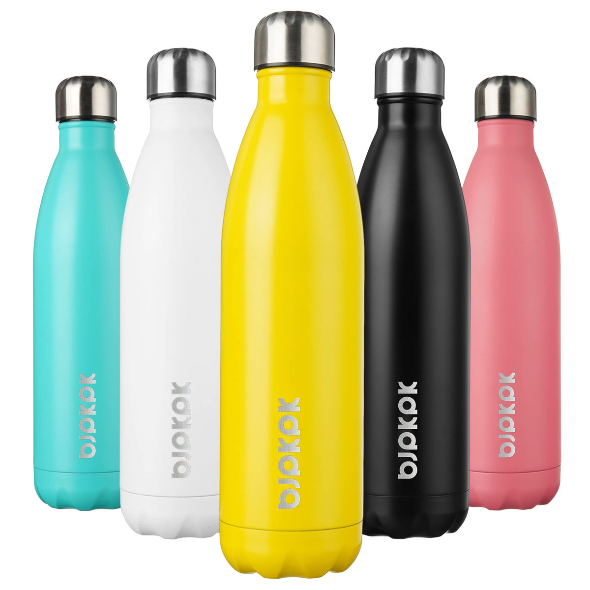 BJPKPK 12 oz Small Mini Water Bottle, Insulated Stainless Steel Flask