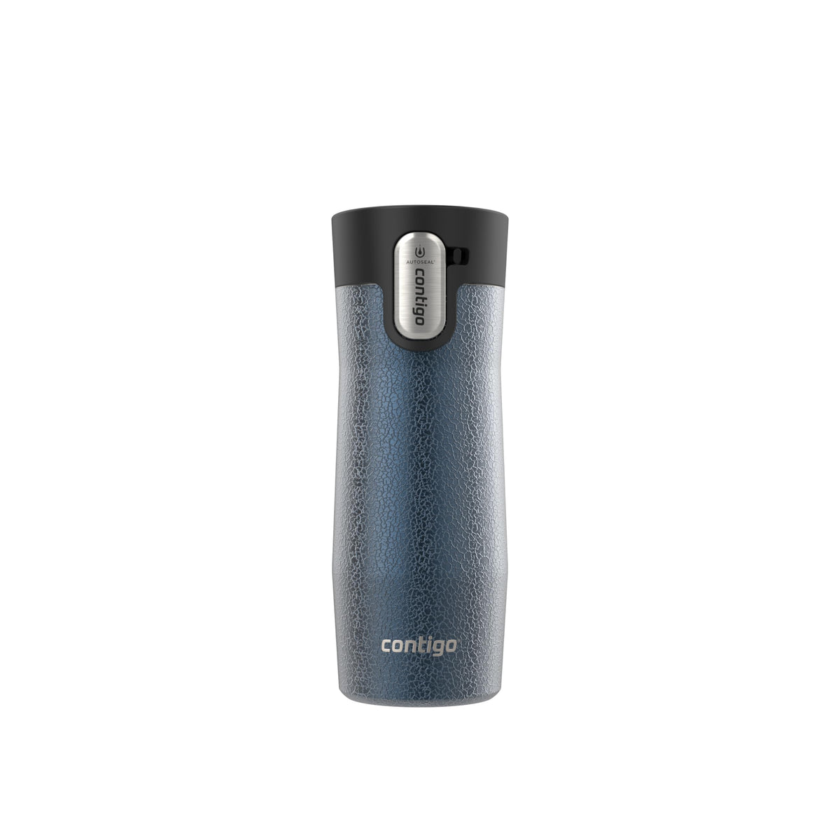 Contigo West Loop Stainless Steel Travel Mug with AUTOSEAL Lid, 16oz., Stainless Steel/Black