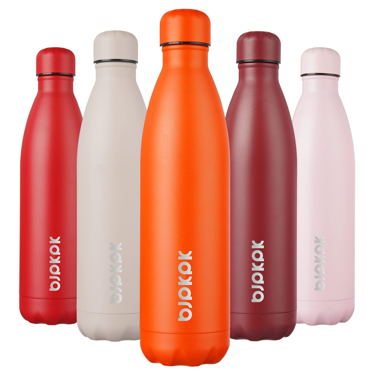 BJPKPK 12 oz Small Mini Water Bottle, Insulated Stainless Steel Flask