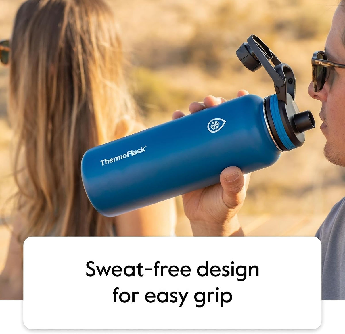 ThermoFlask 24 oz Double Wall Vacuum Insulated Stainless Steel Water Bottle - Reusable with Leakproof Chug & Straw Lids - Keeps Drinks Cold 24 hr/Hot 12 hr - Easy Maintenance - Gym/On-the-Go, Plum