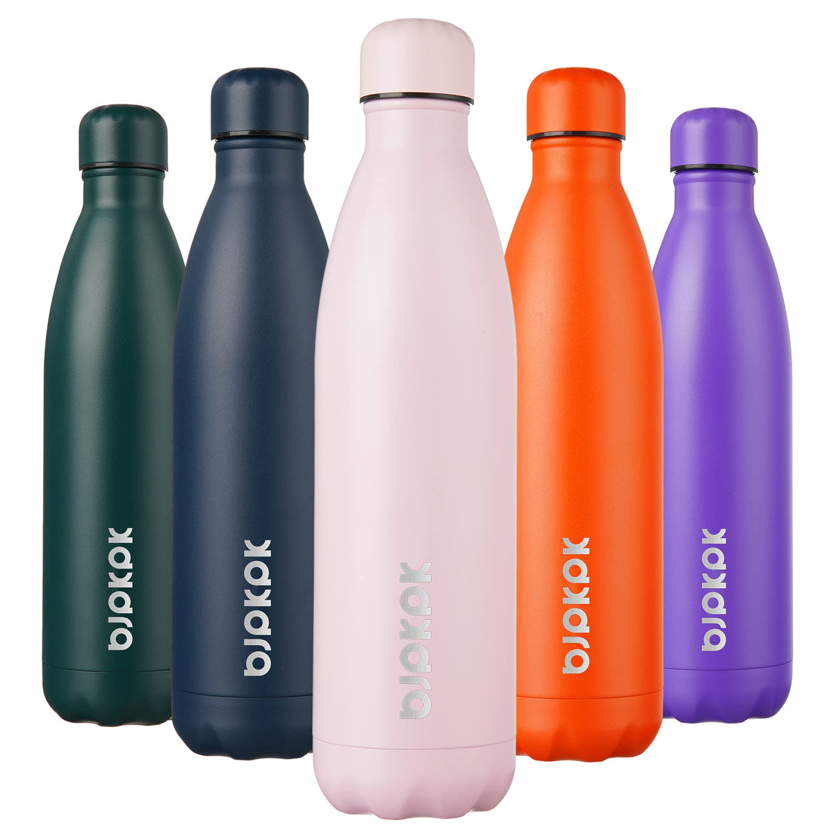 BJPKPK 12 oz Small Mini Water Bottle, Insulated Stainless Steel Flask
