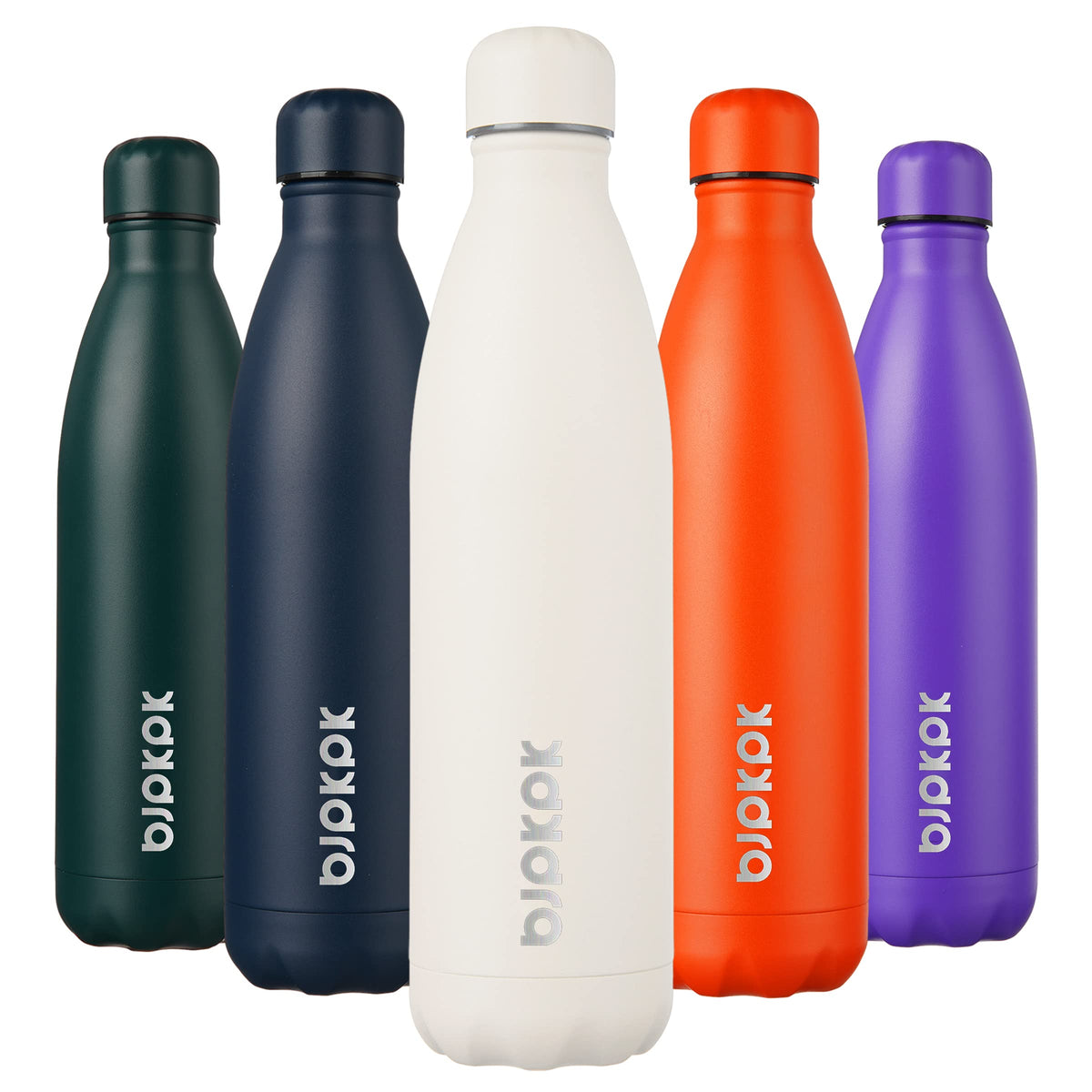 BJPKPK 12 oz Small Mini Water Bottle, Insulated Stainless Steel Flask