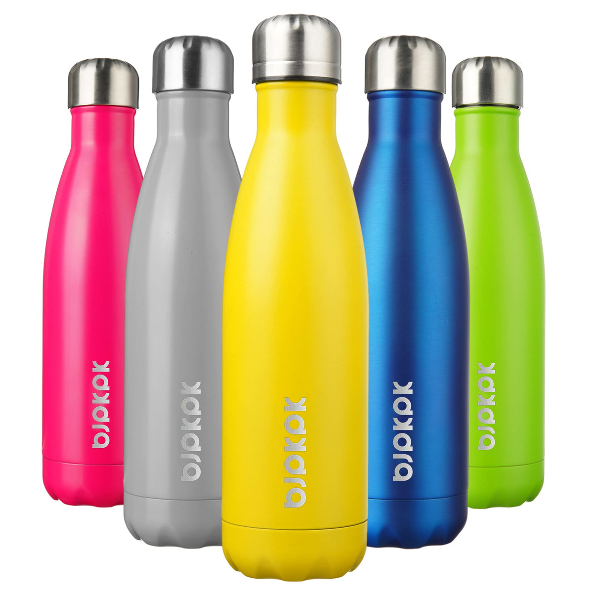 BJPKPK 12 oz Small Mini Water Bottle, Insulated Stainless Steel Flask