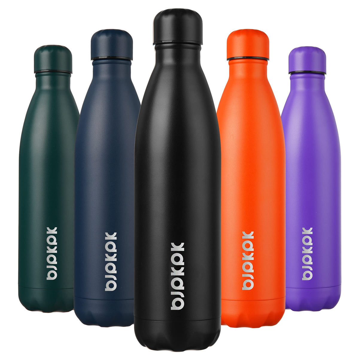BJPKPK 12 oz Small Mini Water Bottle, Insulated Stainless Steel Flask