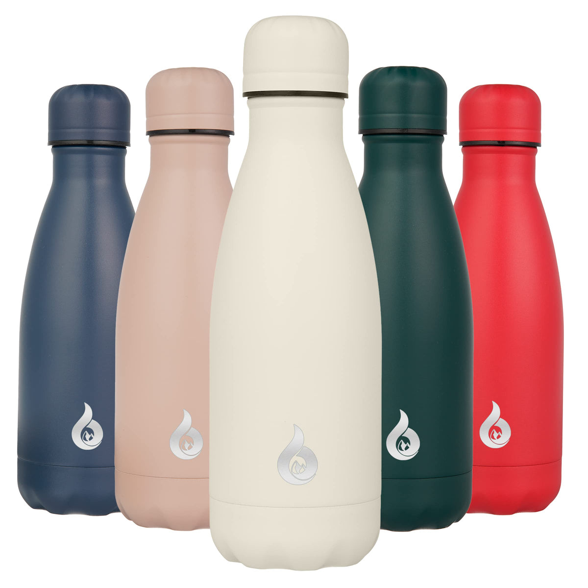 BJPKPK 12 oz Small Water Bottle, Reusable Insulated Stainless Steel Flask
