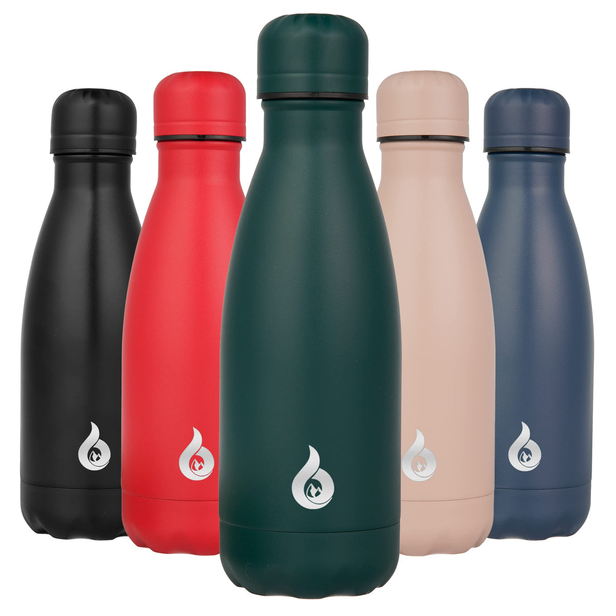 BJPKPK 12 oz Small Water Bottle, Reusable Insulated Stainless Steel Flask