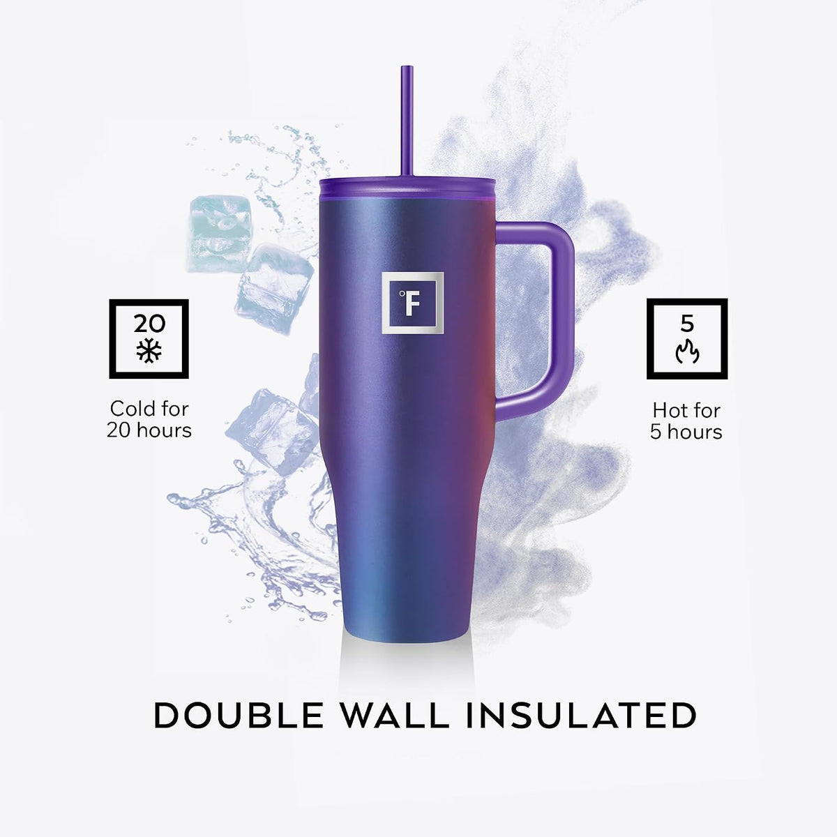 IRON °FLASK 40 oz Co-Pilot Insulated Travel Mug