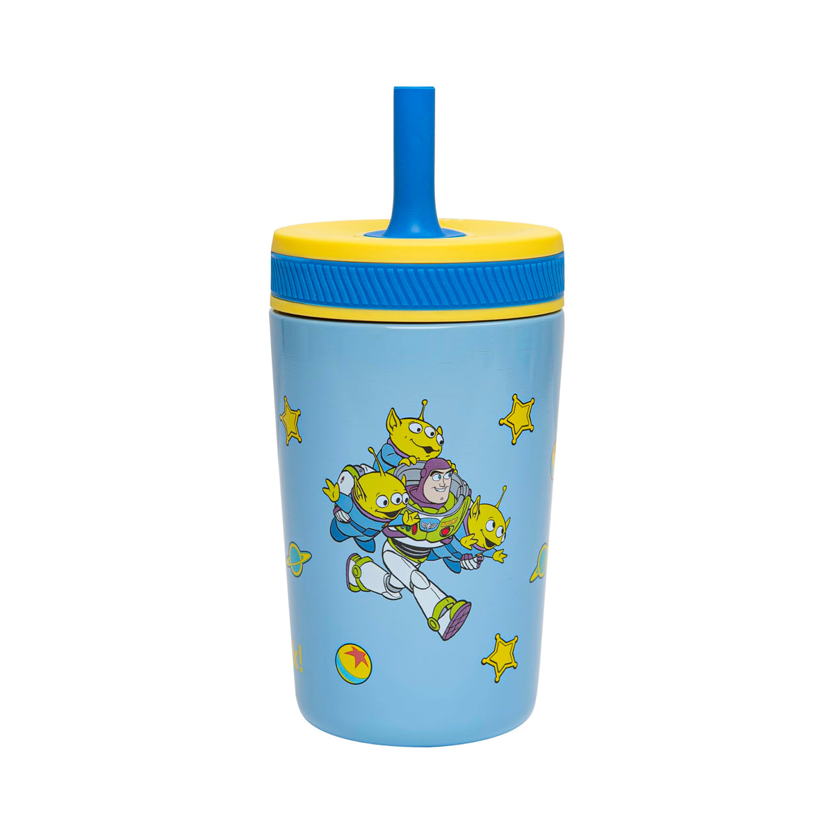 Zak Designs Spaceships Kelso 12oz Stainless Steel Leak-Proof Toddler Cup