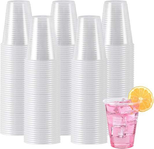 Lamosi 500 Pack 7 oz Plastic Cups, Disposable Clear Water Cups