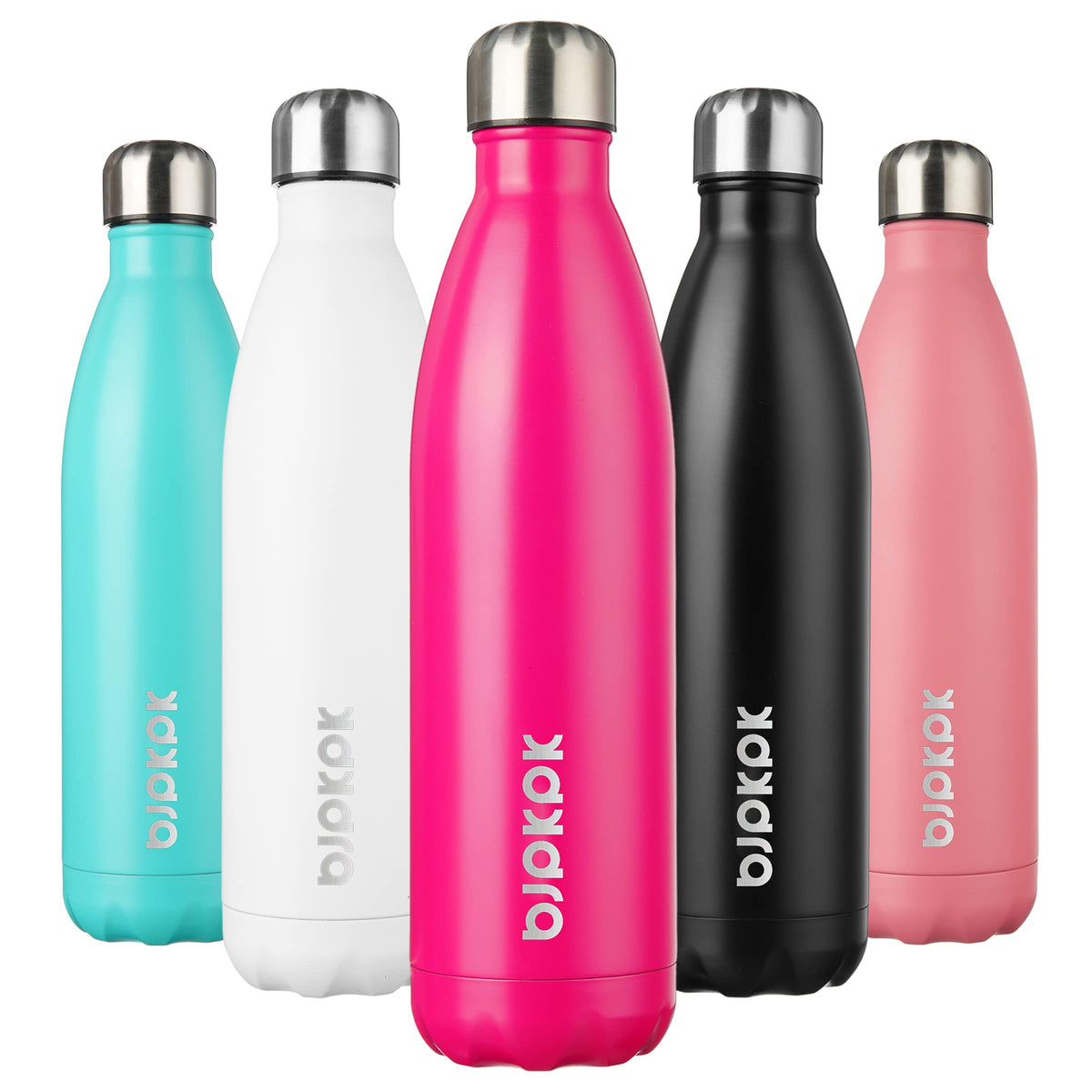 BJPKPK 12 oz Small Mini Water Bottle, Insulated Stainless Steel Flask