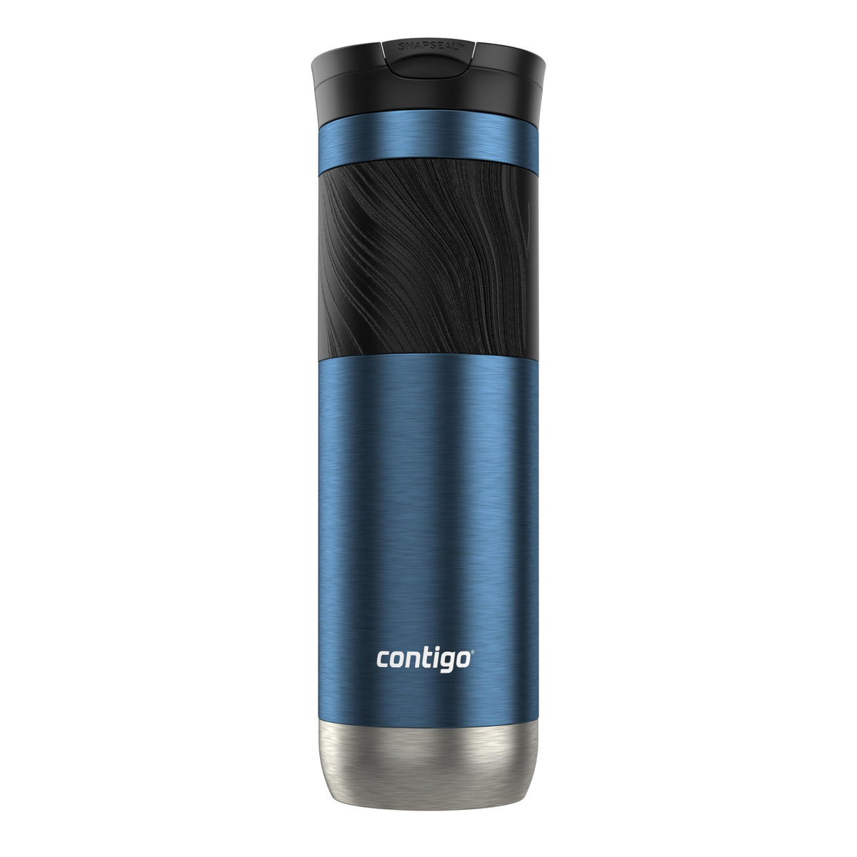 Contigo Byron Vacuum-Insulated Stainless Steel Travel Mug with Leak-Proof Lid, Reusable Coffee Cup or Water Bottle, BPA-Free, 20oz 2-Pack in Sake & Blue Corn Perfect for Hot and Cold Beverages