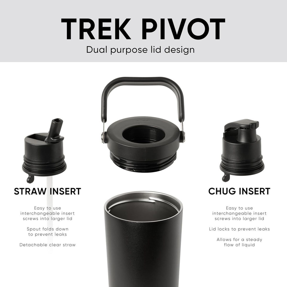 Simple Modern Tumbler with Handle, Water Jug | 40oz | Gray