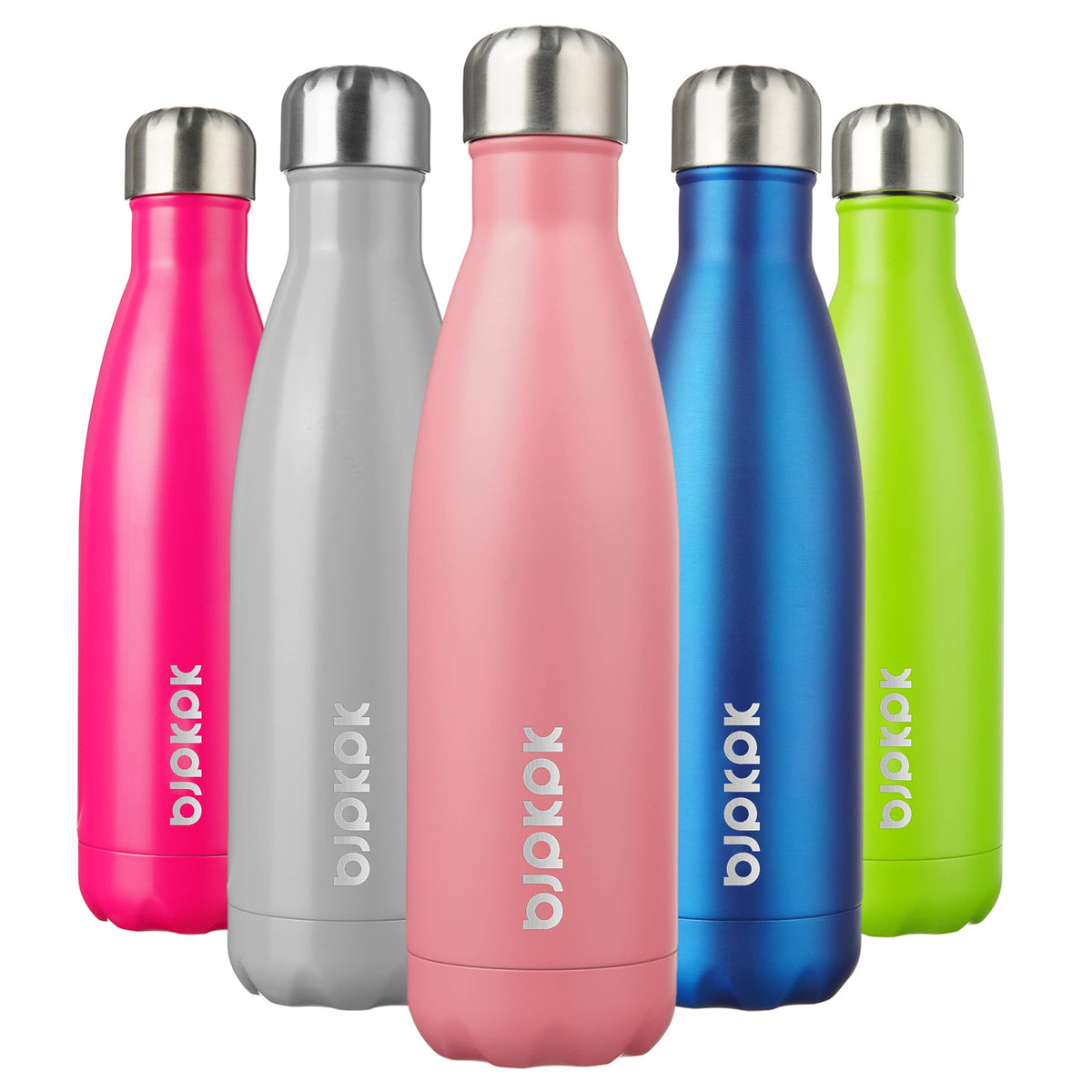 BJPKPK 12 oz Small Mini Water Bottle, Insulated Stainless Steel Flask