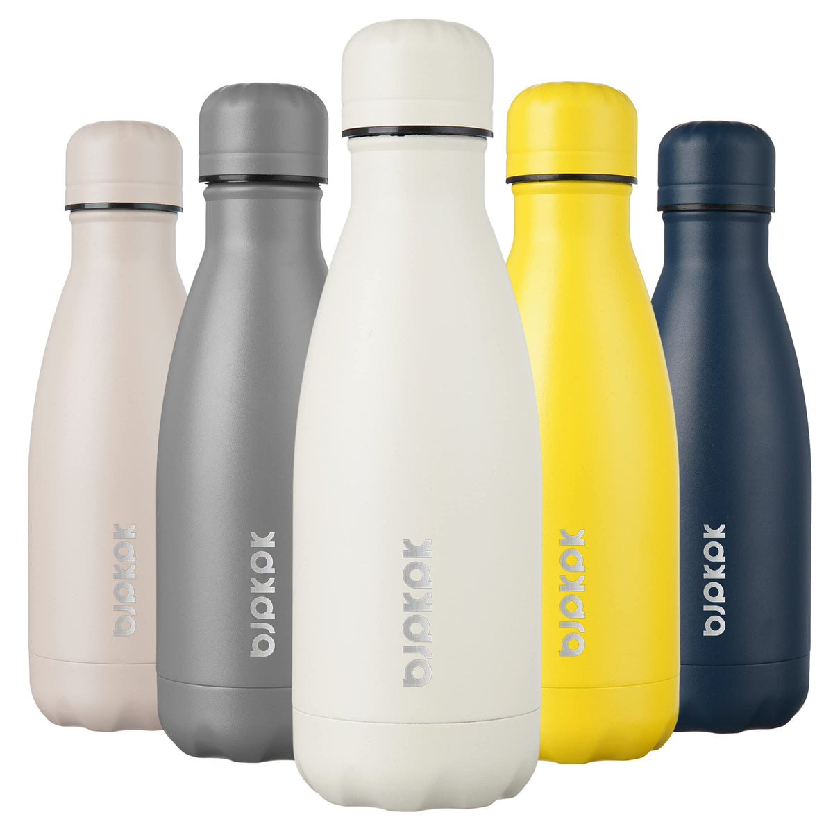 BJPKPK 12 oz Small Mini Water Bottle, Insulated Stainless Steel Flask