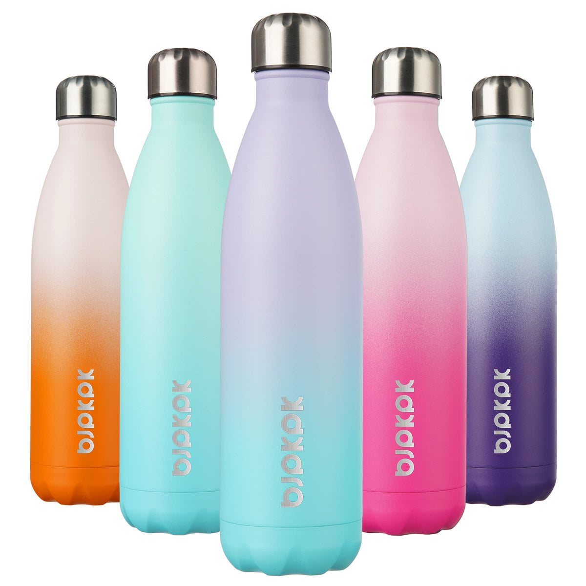 BJPKPK 12 oz Small Mini Water Bottle, Insulated Stainless Steel Flask