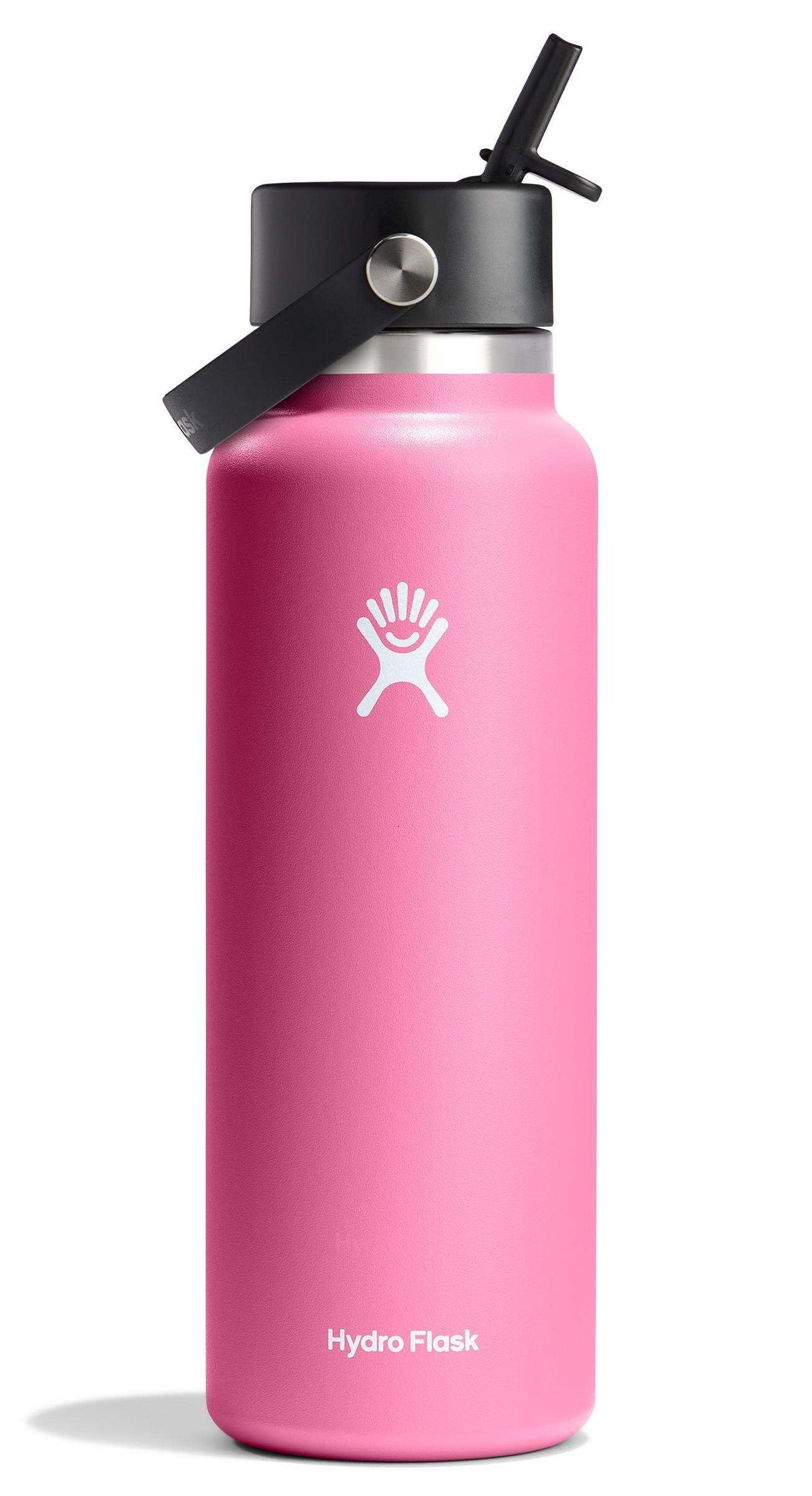 Hydro Flask Water Bottle - Insulated Stainless Steel - Wide Mouth Flex Straw Lid, Non Spill, Leakproof and Refillable in 32 Oz Botanical Bliss Agave