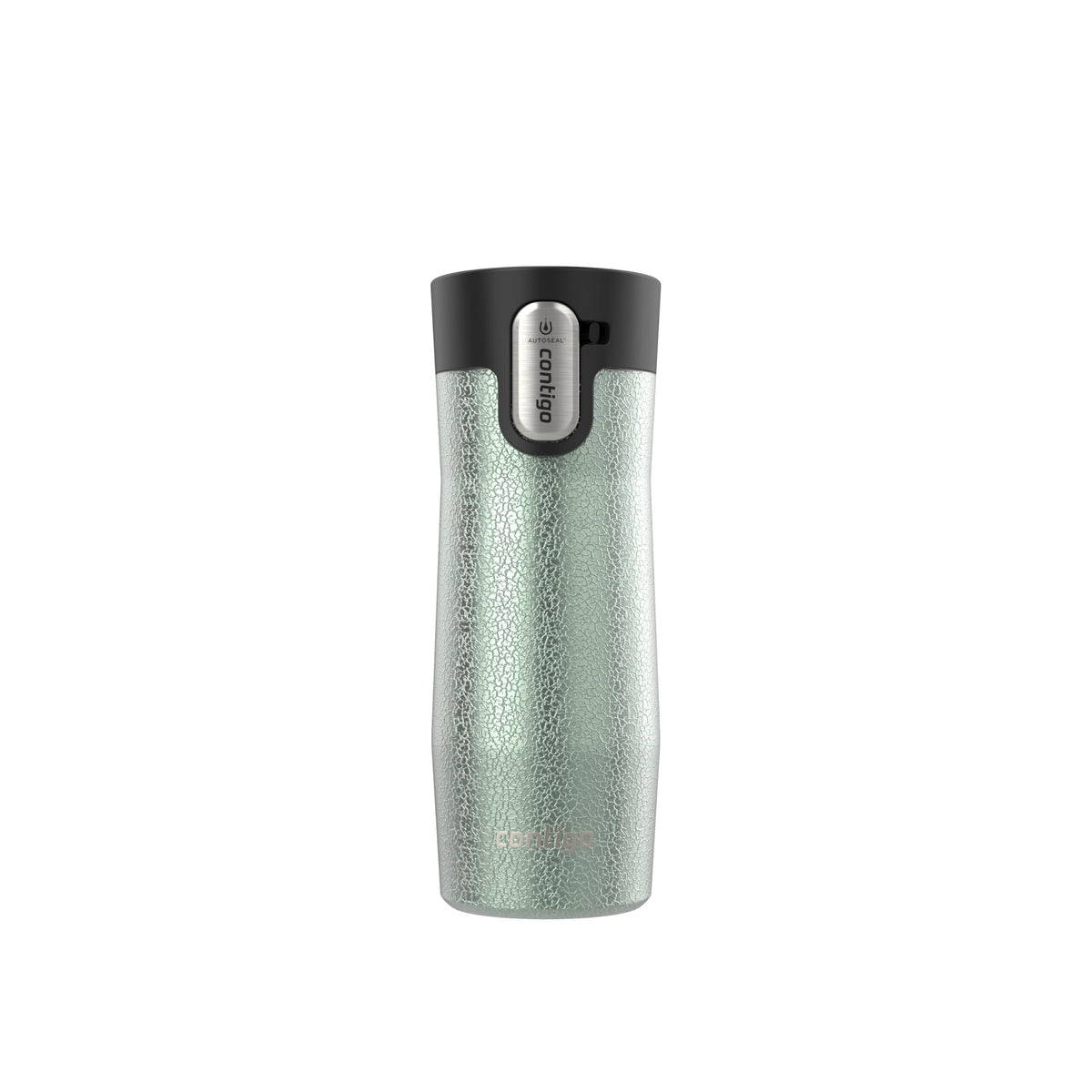 Contigo West Loop Stainless Steel Travel Mug with AUTOSEAL Lid, 16oz., Stainless Steel/Black