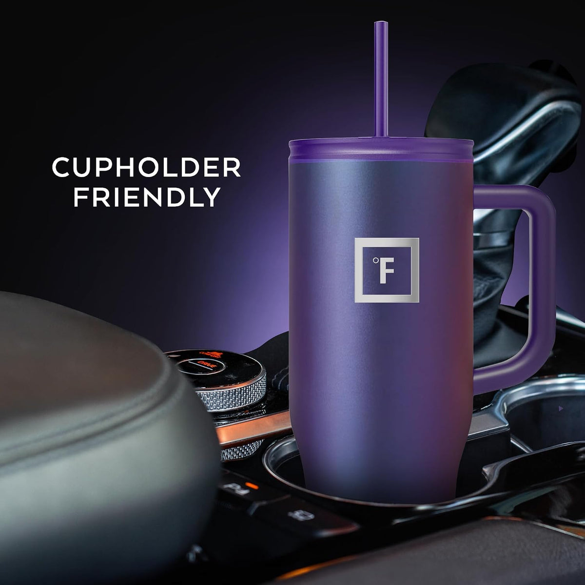 IRON °FLASK 40 oz Co-Pilot Insulated Travel Mug