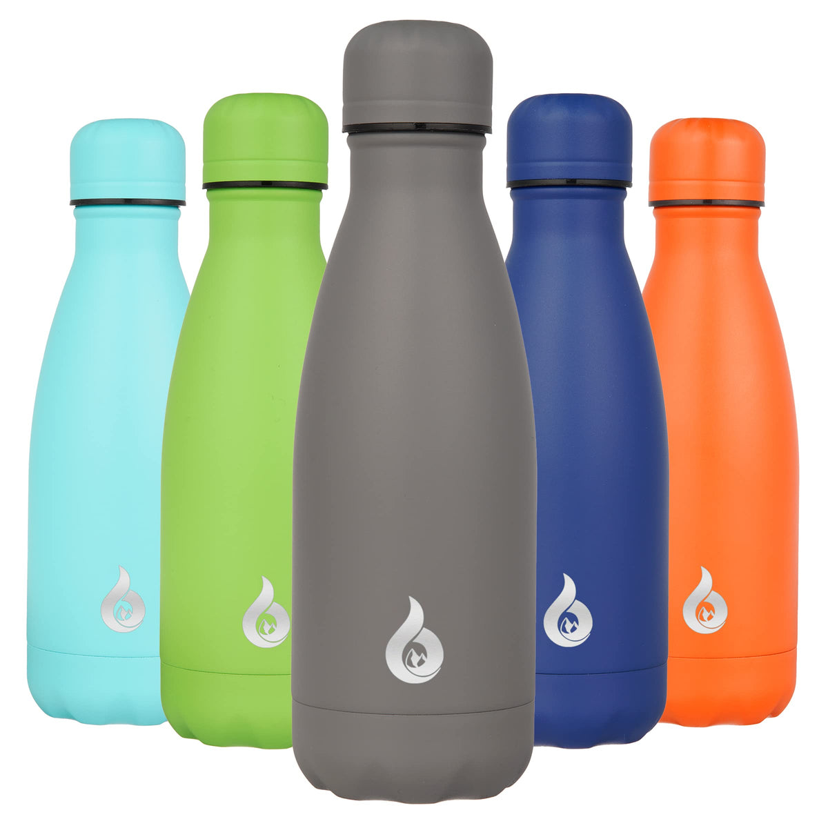 BJPKPK 12 oz Small Water Bottle, Reusable Insulated Stainless Steel Flask