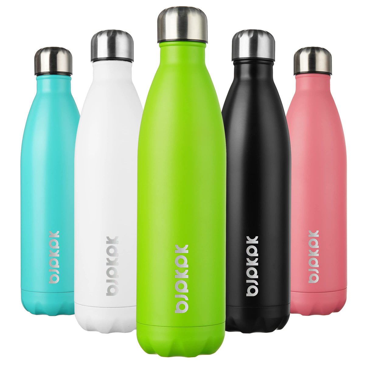 BJPKPK 12 oz Small Mini Water Bottle, Insulated Stainless Steel Flask