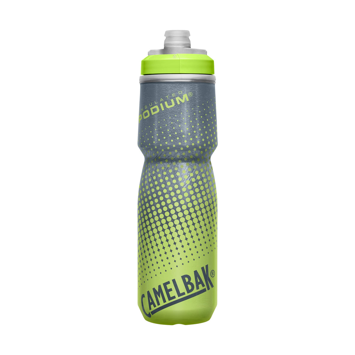 CamelBak Podium Chill Outdoor Water Bottle 24oz, White/Black