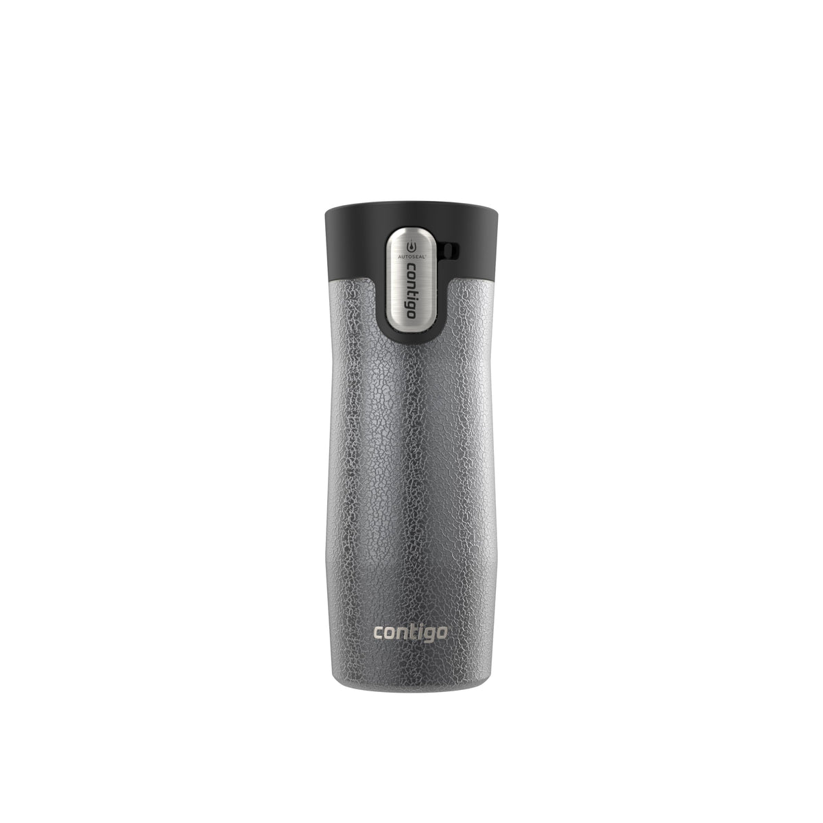 Contigo West Loop Stainless Steel Travel Mug with AUTOSEAL Lid, 16oz., Stainless Steel/Black