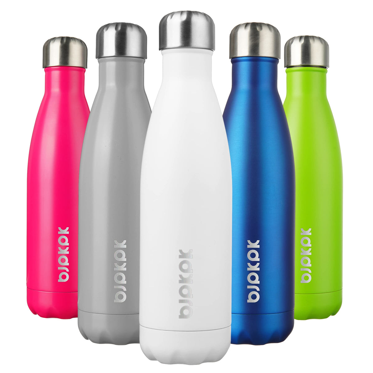 BJPKPK 12 oz Small Mini Water Bottle, Insulated Stainless Steel Flask
