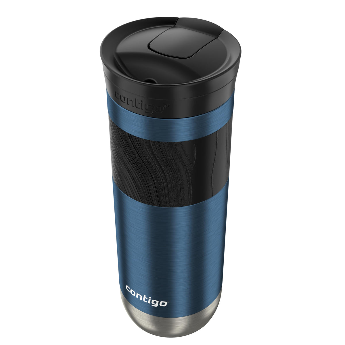 Contigo Byron Vacuum-Insulated Stainless Steel Travel Mug with Leak-Proof Lid, Reusable Coffee Cup or Water Bottle, BPA-Free, 20oz 2-Pack in Sake & Blue Corn Perfect for Hot and Cold Beverages