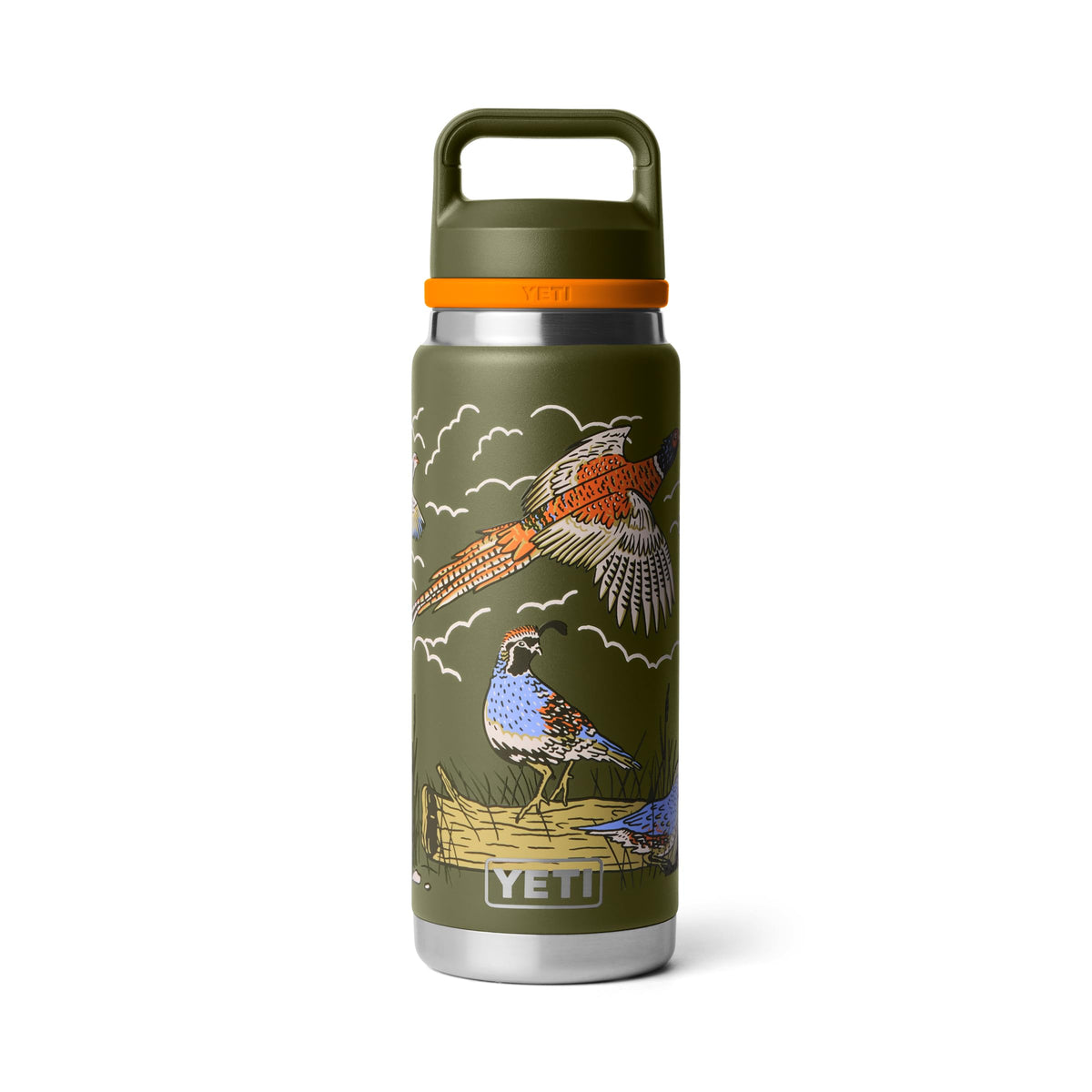 YETI Rambler 26 oz Bottle, Vacuum Insulated, Stainless Steel with Chug Cap, Black