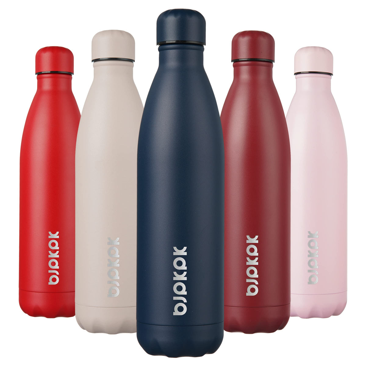 BJPKPK 12 oz Small Mini Water Bottle, Insulated Stainless Steel Flask