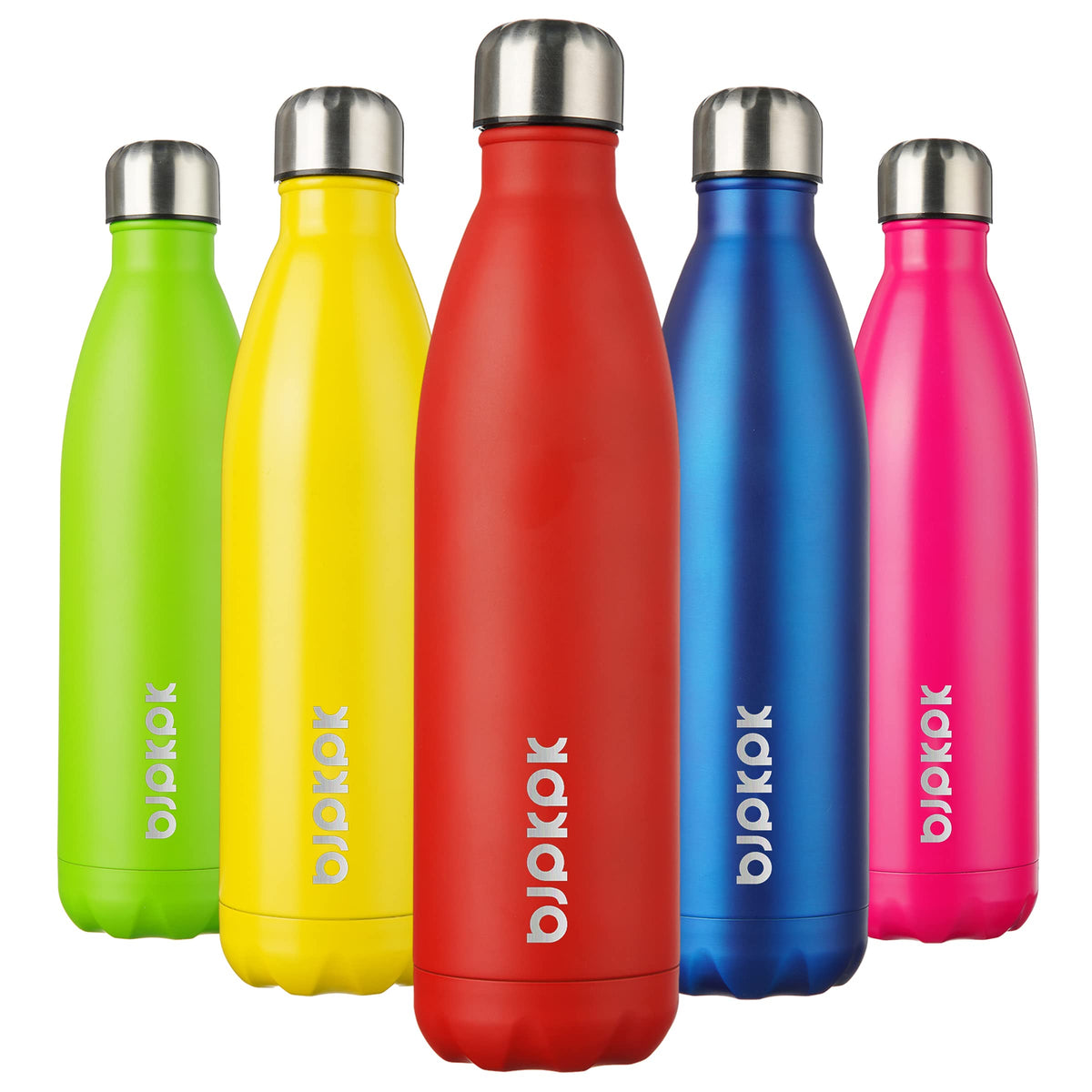BJPKPK 12 oz Small Mini Water Bottle, Insulated Stainless Steel Flask