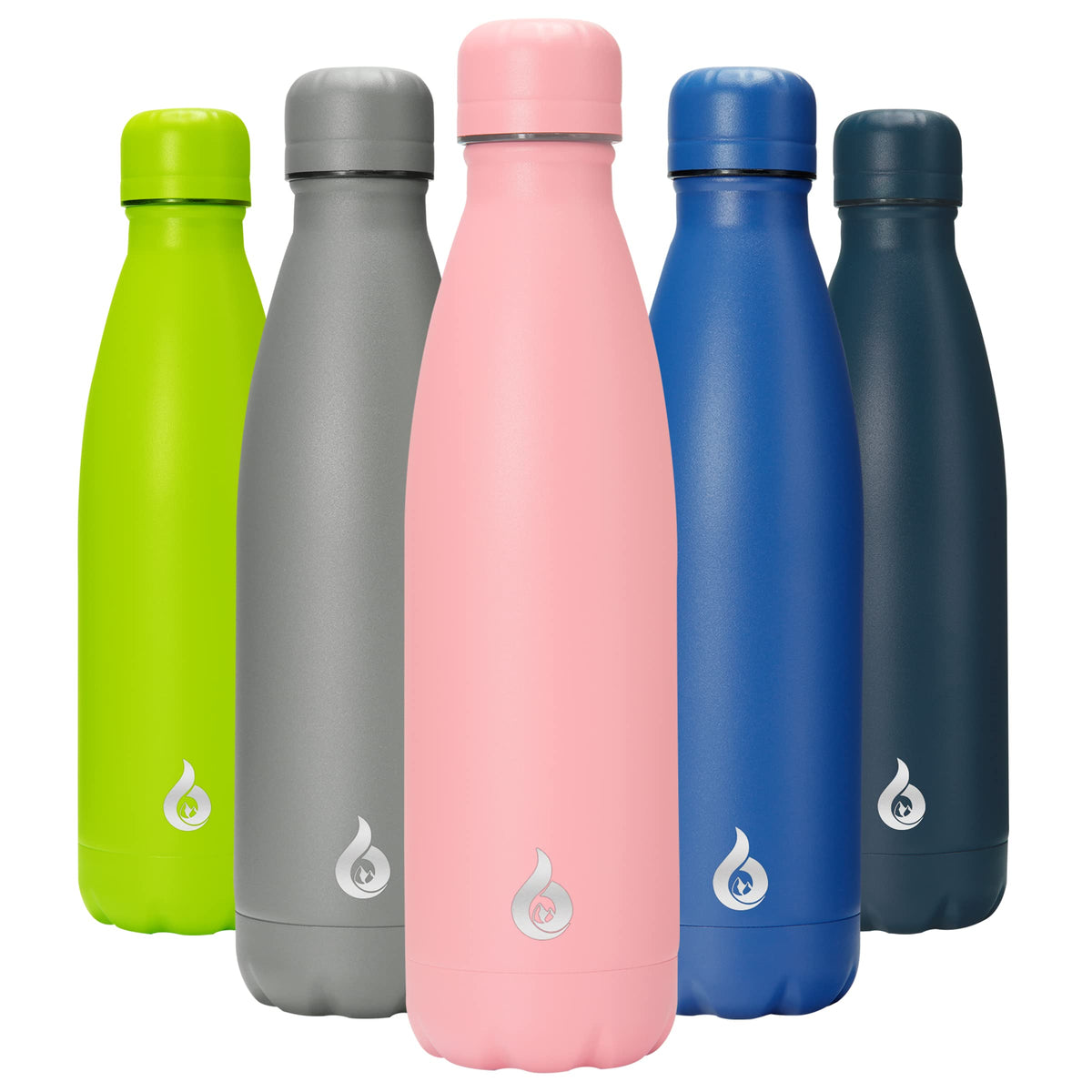 BJPKPK 12 oz Small Water Bottle, Reusable Insulated Stainless Steel Flask