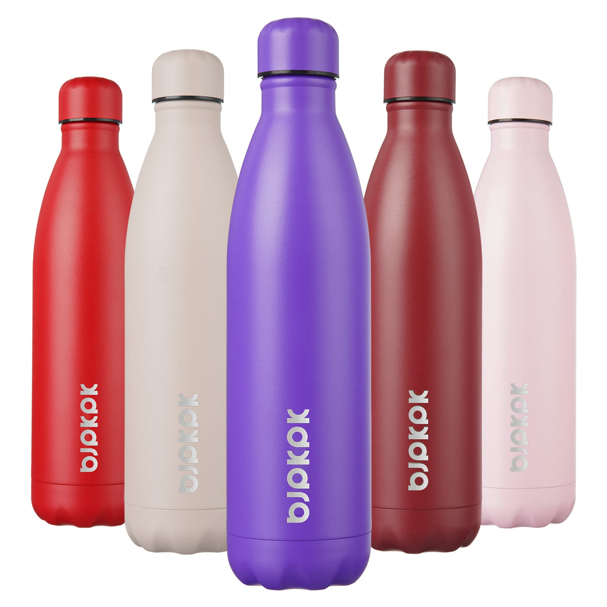 BJPKPK 12 oz Small Mini Water Bottle, Insulated Stainless Steel Flask