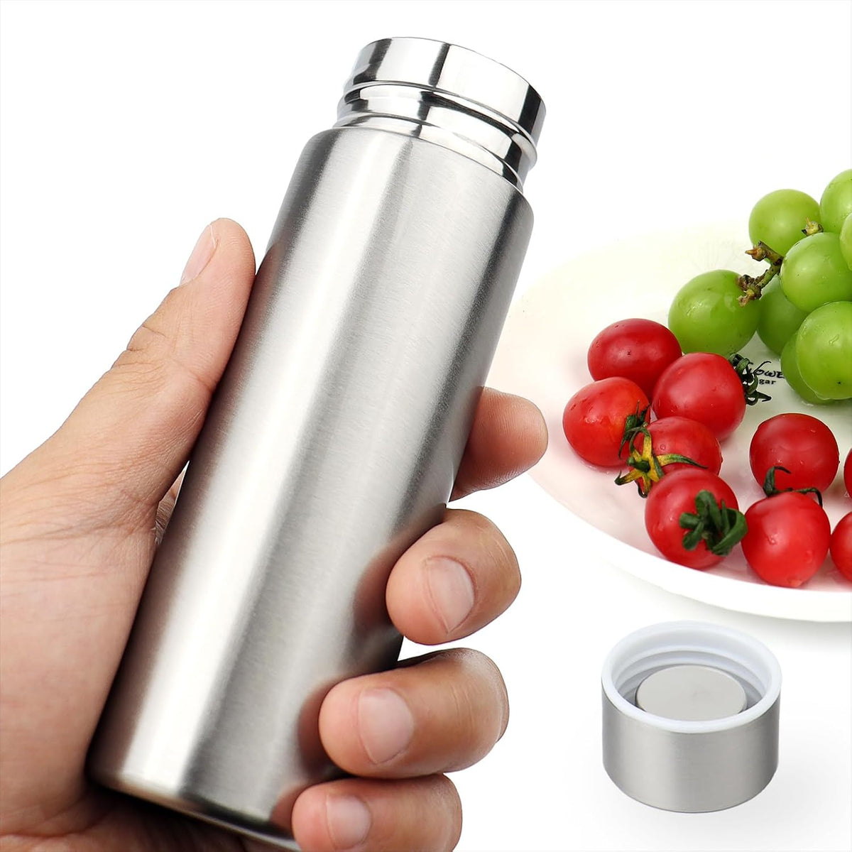 4 Oz Mini Insulated Water Bottle for Purse, Small Stainless Steel Flask