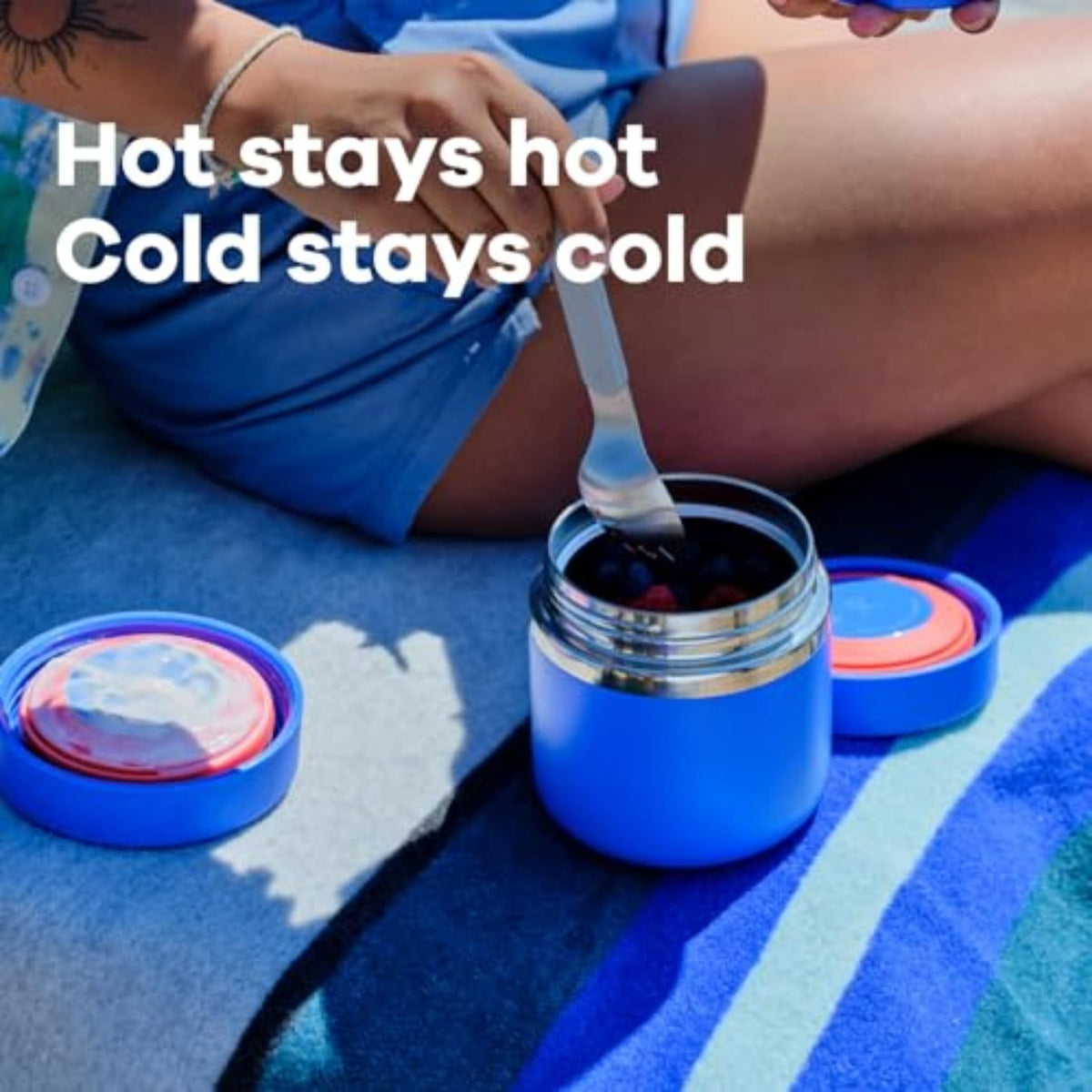 Hydro Flask Food Jar – Insulated Stainless Steel, Snack Travel Container for Hot Food, Lunch, & Soup 20 Oz Black